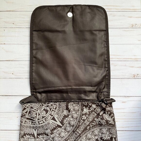 Messenger Crossbody Bag Mayan Aztec Inspired Print - Picture 8 of 13